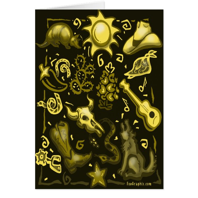 Cartão Texas Thang (Frente)