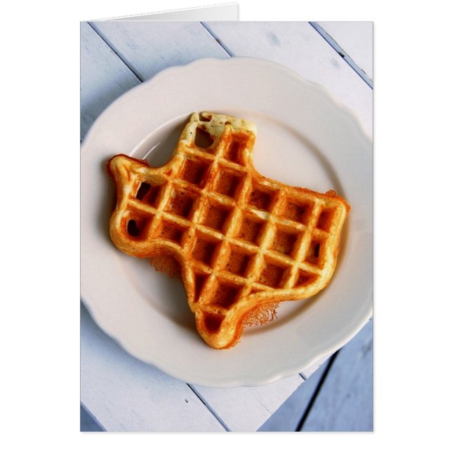 Cartão Texas Waffle (Frente)