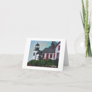 Cartão Têxtil Art Lighthouse Notecard