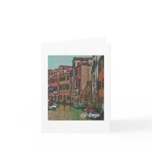 Têxtil Art Venice Notecard