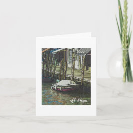 Cartão Têxtil Art Venice Notecard