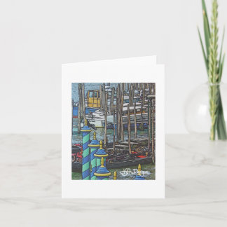 Cartão Têxtil Art Venice Notecard