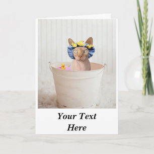 Cartão Texto de Foto Personalizado Simples