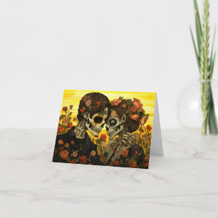 Cartão Texto personalizado 💀 Día de Muertos