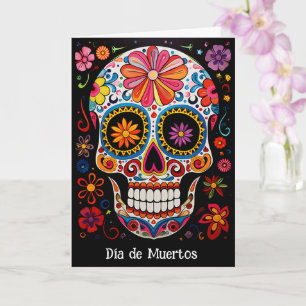 Cartão Texto personalizado 💀 excelente dia de muertos