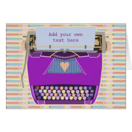 Cartão Texto Personalizado Moderno do Texto Personalizado