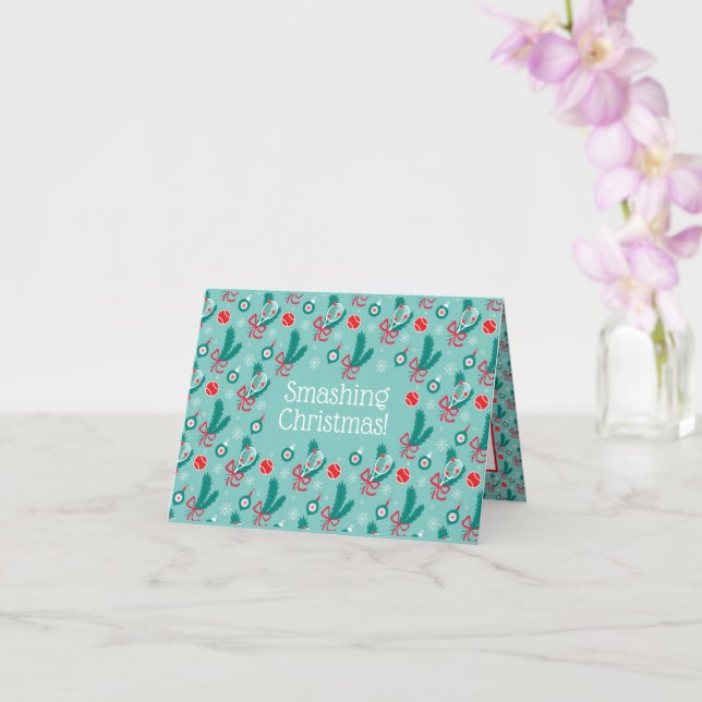 Cartão Texto personalizado Munique verde Tênis Natal (Orquídea)