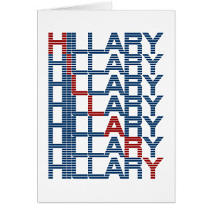 Cartão textoPilhasClinton hillary
