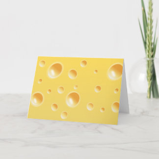 Cartão Textura amarela de queijo suíço