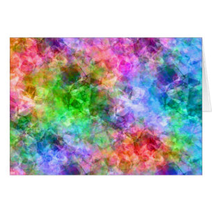 Cartão Textura amassada colorida