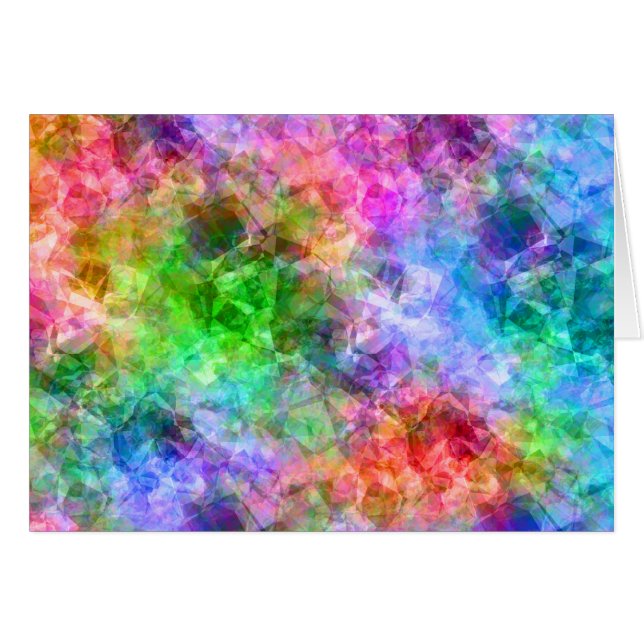 Cartão Textura amassada colorida (Frente Horizontal)