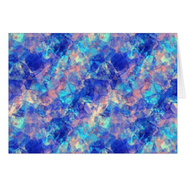 Cartão Textura Azure Azure Azul Cruzada (Frente Horizontal)