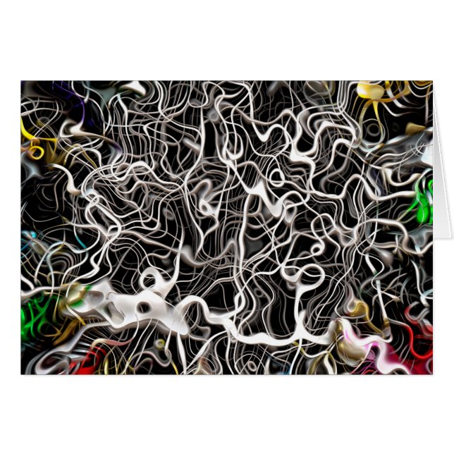 Cartão textura do plano de fundo do abstrato (Frente Horizontal)