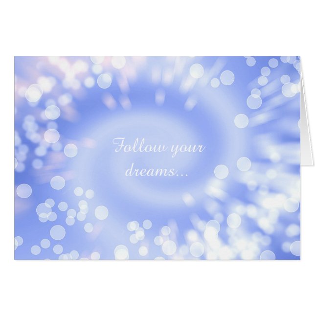 Cartão textura violeta abstrata da espiral do bokeh (Frente Horizontal)