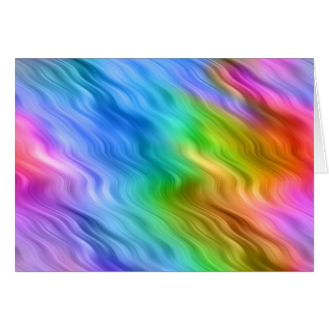 Cartão Textura Wavy Azul Pansy (Frente Horizontal)