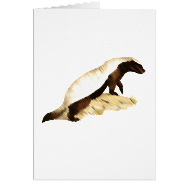 Cartão texugo (Frente)