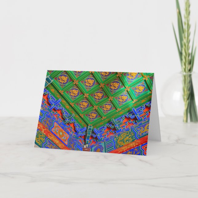 Cartão Thailand, Bangkok | Dragon Temple (Frente)