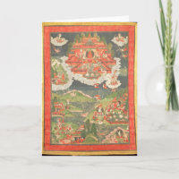 Thangka do Paraíso de Amitabha