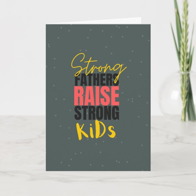 Cartão Thank You Dad – Heartfelt Father’s Day Card (Frente)