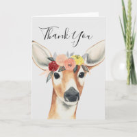 Thank You | Flower Crown Forester Deer