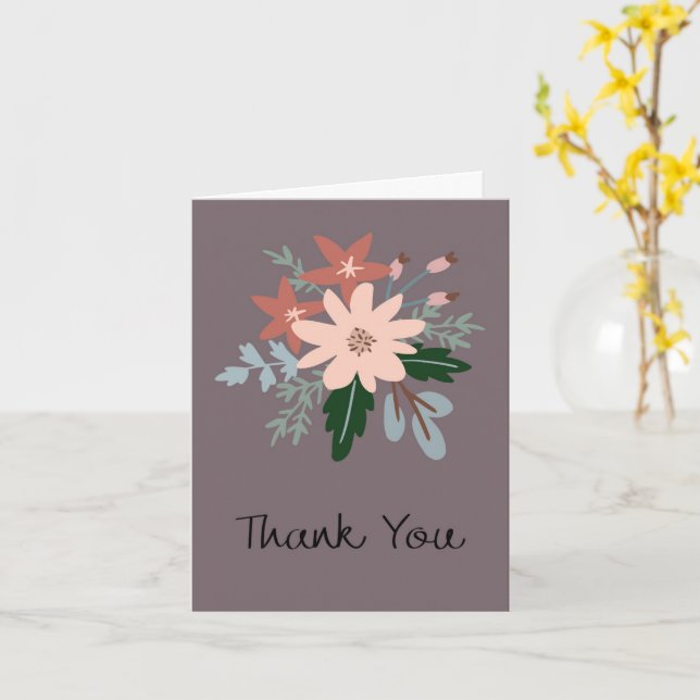 Cartão Thank you greeting card (Flor Amarela)