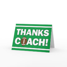Thanks Coach Football Coach Thank You