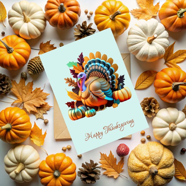 Cartão Thanksgiving honor turkey Invitacion (Criador carregado)
