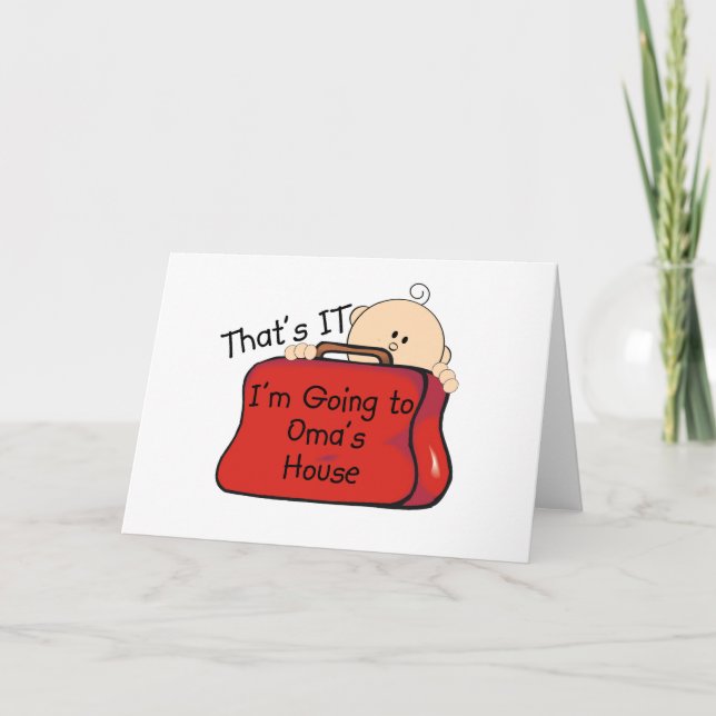 Cartão That's it Oma (Frente)