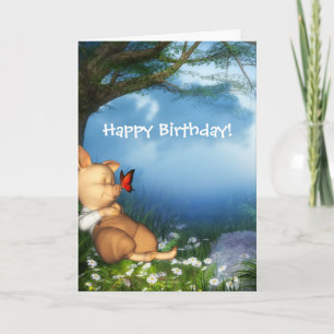 Cartão The 3 Little Pigs Dreamer Birthday Card