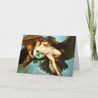 Cartão The Abduction of Ganymede Fine Art Greetings Card