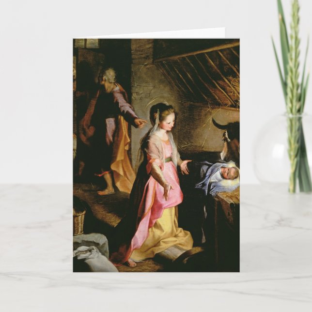 Cartão The Adoration of the Child, 1597 (Frente)