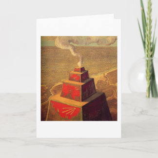 Cartão The Altar by M.K. Ciurlionis, 1909