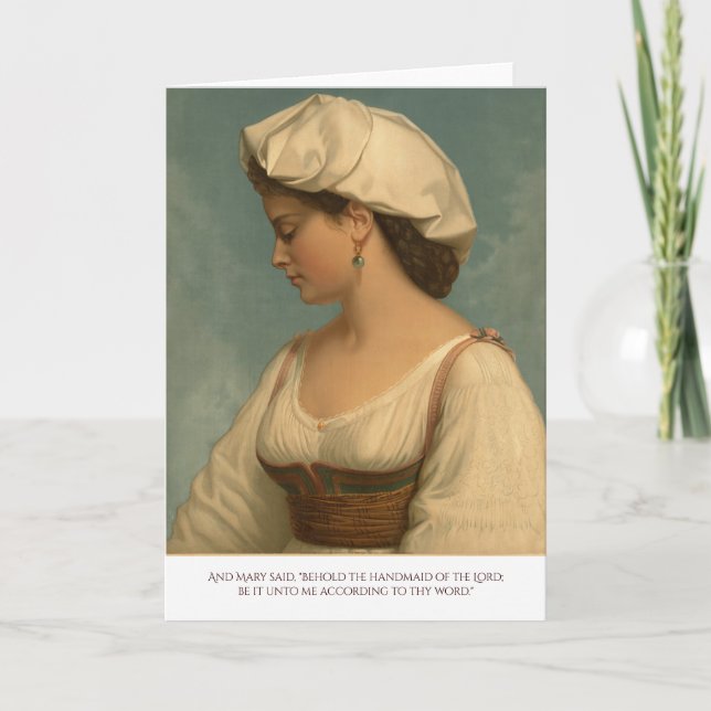 Cartão The Annunciation (Frente)