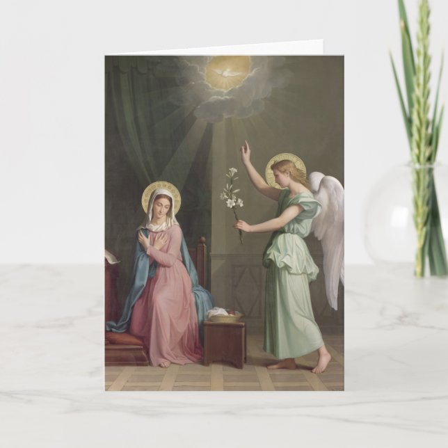 Cartão The Annunciation, 1859 (Frente)