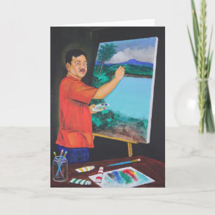 Cartão The Artist Greeting Card