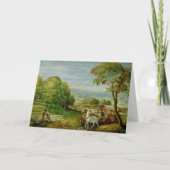 Cartão The Baptism of the Ethiopian Eunuch (Frente)