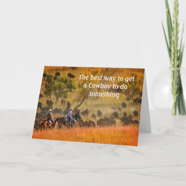 Cartão The Best Way... Birthday Card (Frente)