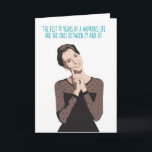 Cartão 'The best years'  a funny female birthday card<br><div class="desc">Some people seem to stay the same age for years!... </div>