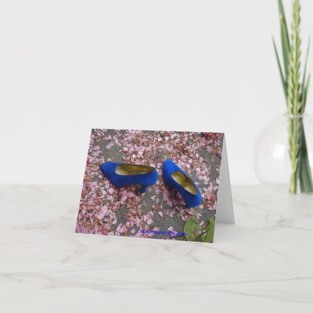Cartão THE BLUE SHOES notecard (Frente)