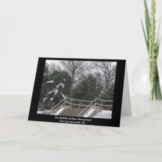 Cartão The Buffalo Soldier MonumentFort Leav...