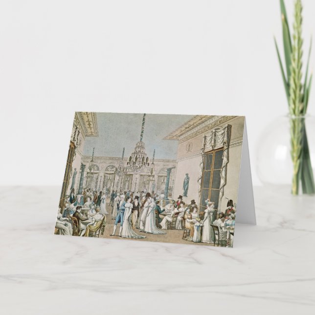 Cartão The Cafe Frascati in 1807 (Frente)