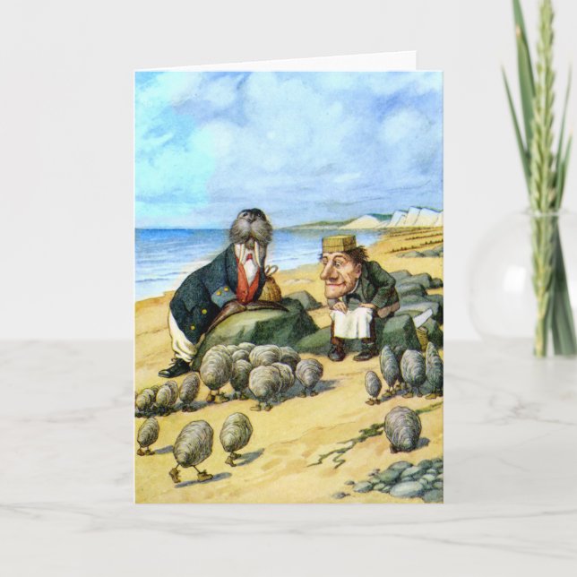 Cartão The Carpenter and the Walrus (Frente)