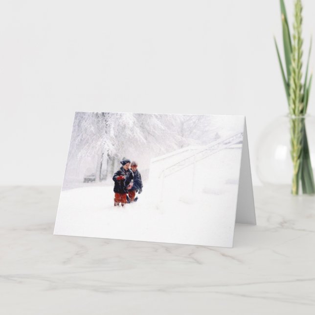 Cartão The Children's Blizzard (Frente)