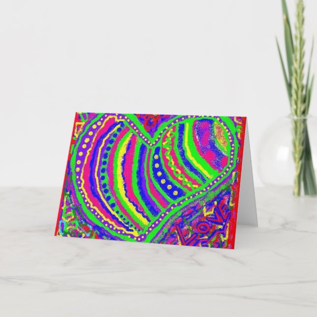 Cartão The Colors of Love (Frente)