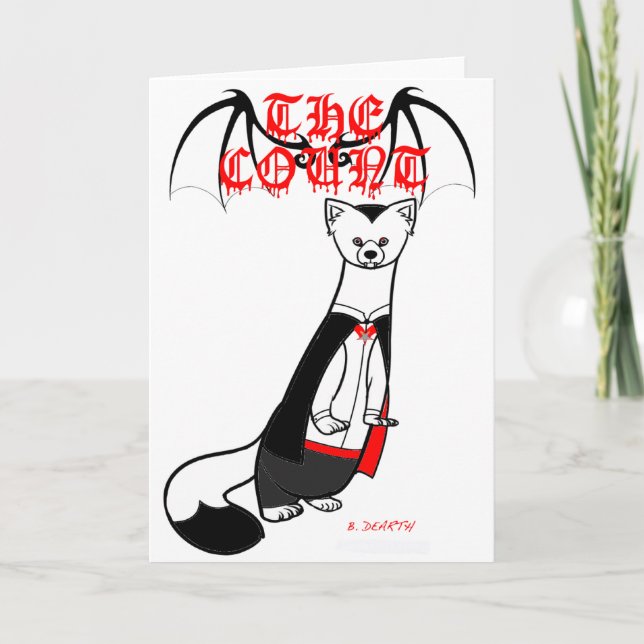 Cartão the count (Frente)