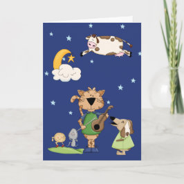 Cartão The Cow Jumped Over the Moon Card