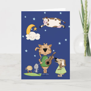 Cartão The Cow Jumped Over the Moon Card