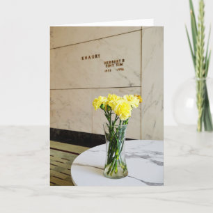 Cartão "The Crypt of Tiny Tim" Hallowe’en Card