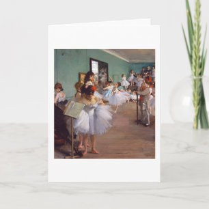 Cartão The Dance Class, Edgar Degas