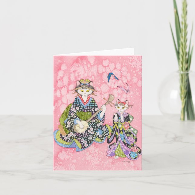 Cartão "The dance lesson" note card (Frente)